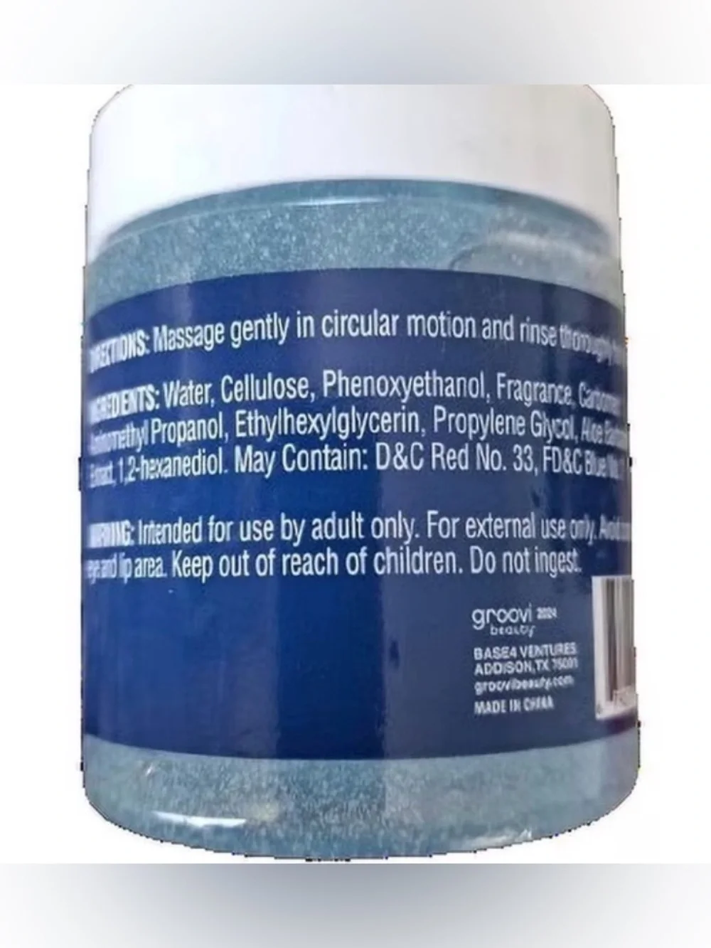 Very Vanilla Body Scrub — Blue